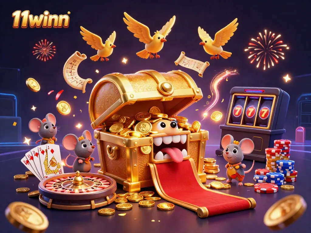 Engage with thrilling games at 11winn, captivating adventurers in a vibrant casino scene.