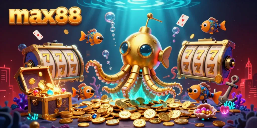Catch massive wins with max88 in this thrilling casino undersea adventure.