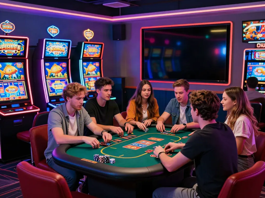 Experience the excitement of online gambling at https://du88az.net/ with friends enjoying various casino games.