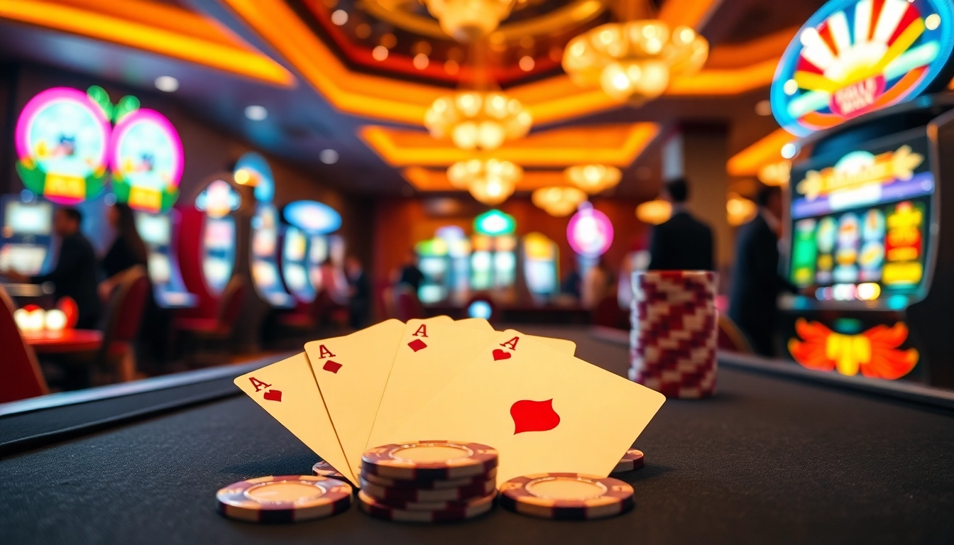 Erlebe die Aufregung mit casinospielen.de, wo glamouröse Spielkarten und Chips auf dem Tisch liegen.