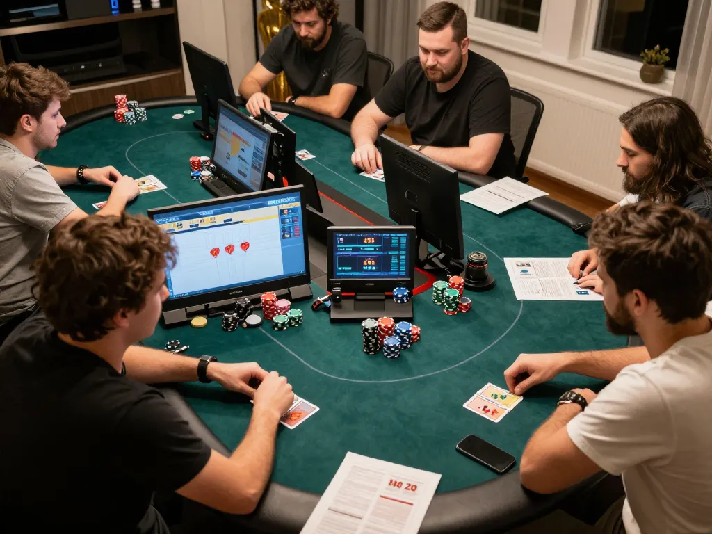 Online poker gameplay experience at home using kkwin platform with focused players