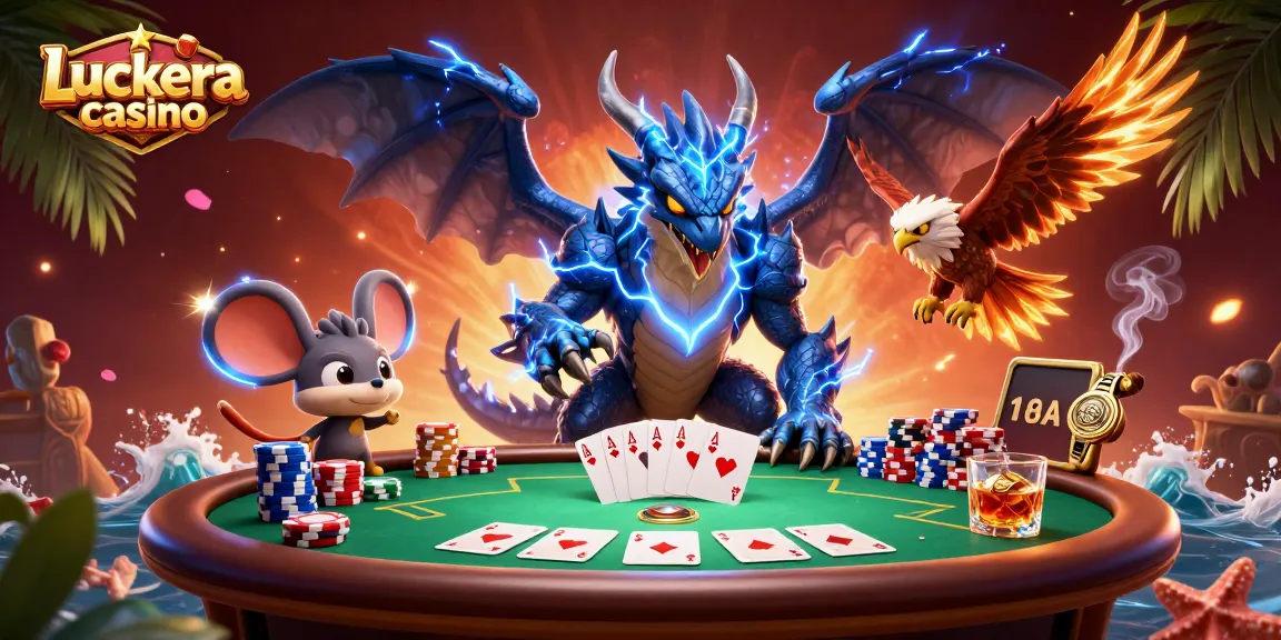 Spielen im Luckera Casino: Gleiche die Einsätze mit unseren 3D-Charakteren und Gaming-Elementen aus.