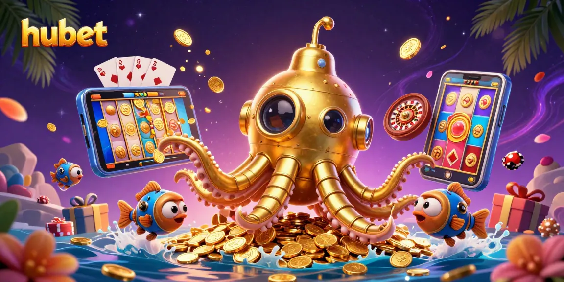 Join hubet with vibrant gaming elements as golden coins and winning combinations explode!