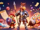 Kingjohnnie promotes exciting lottery entertainment with vibrant characters and dynamic elements.